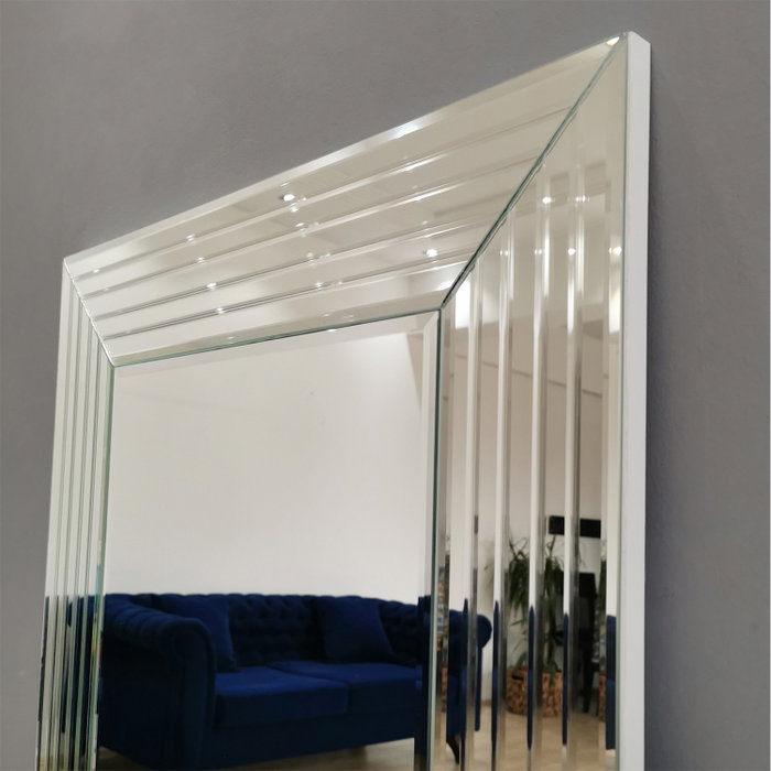 Hanah Home Espejo A305D Plateado de 60x100 cm